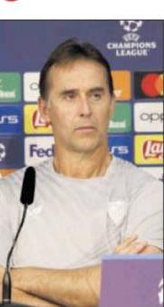 Retrato de Julen Lopetegui