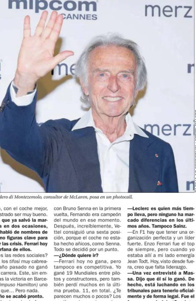 Retrato de Luca Cordero di Montezemolo