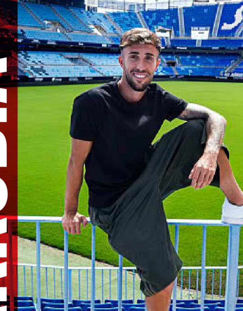 David Larrubia en La Rosaleda