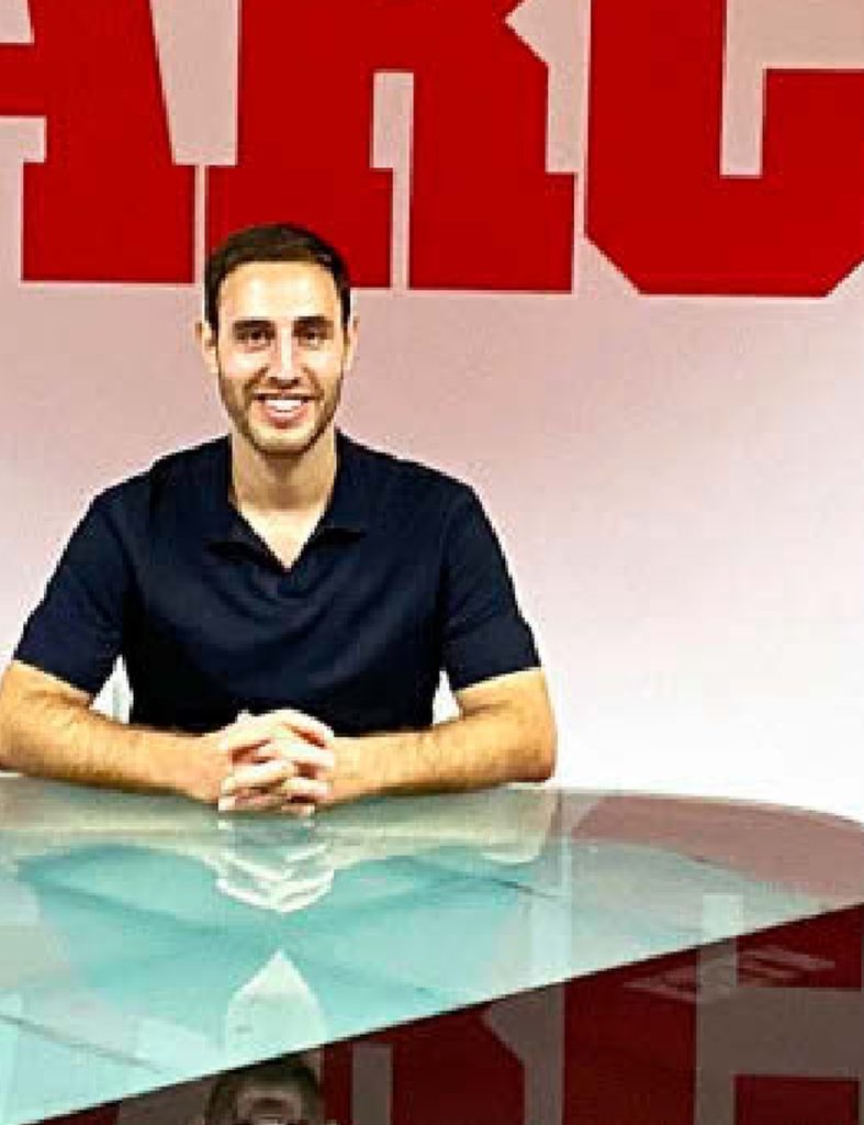 Pablo Sala en las instalaciones de MARCA